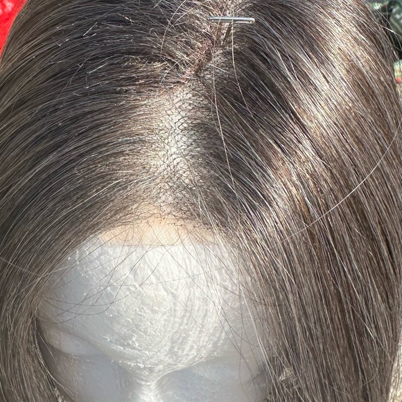 Lace front wig. Jamison "chocolate smoke" - Picture 6 of 11